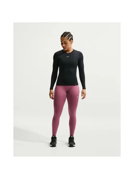 Koszulka z długim rękawem Nike One Fitted Dri-FIT XXS czarny