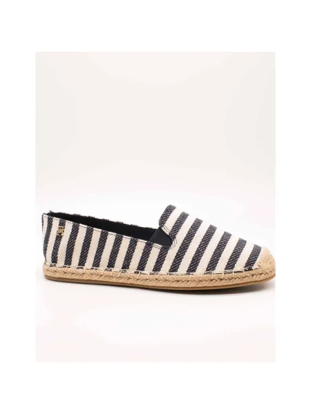 Tommy Hilfiger espadrilles NAUTICAL STRIPE ESPADRILLE sötétkék kék