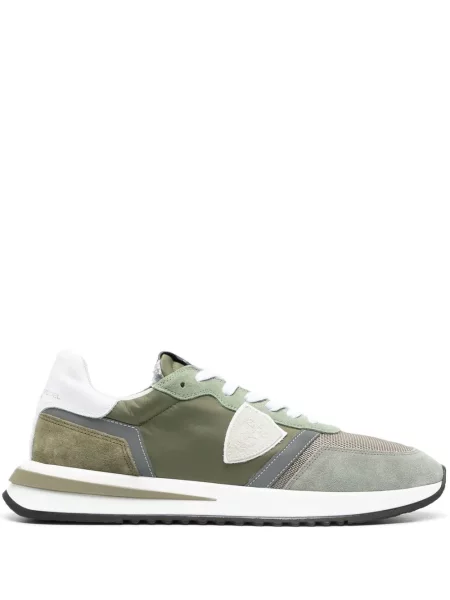 Sneakerși Philippe Model Paris cu autograf verde
