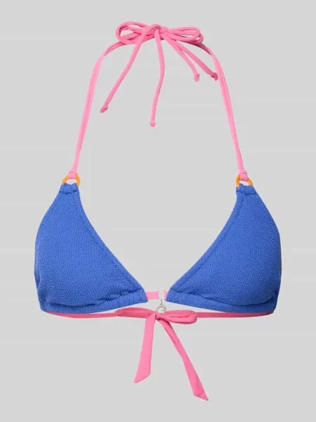 Top bikini z wiązaniem na szyi model ‘BRARO’ Banana Moon niebieski