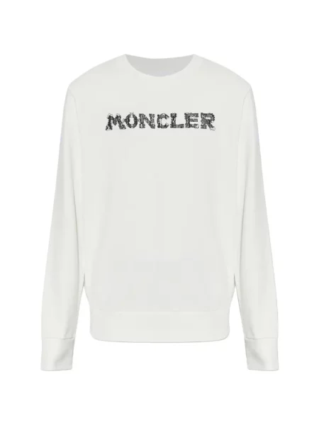 Hanorac Moncler cu imagine alb