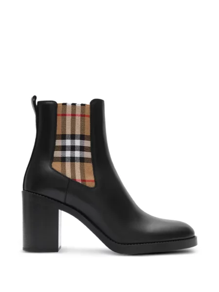 Botine Burberry din piele negru