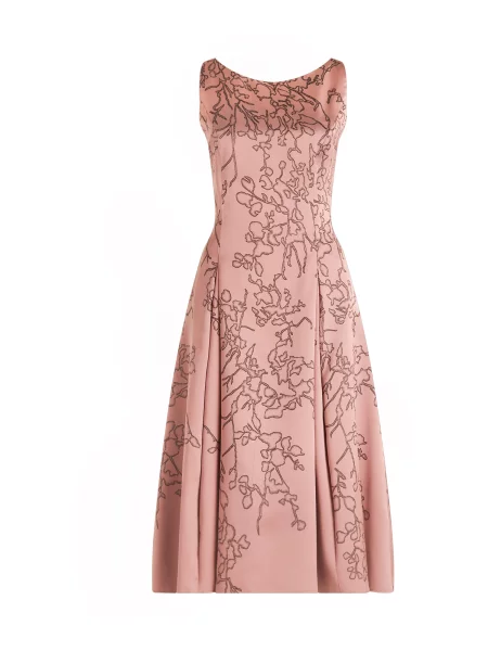 Vera Mont Rochie de cocktail roz pal negru