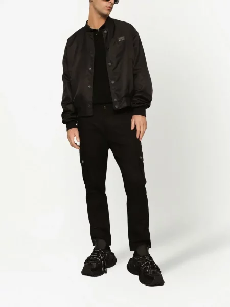 Bomber striukė Dolce & Gabbana juoda