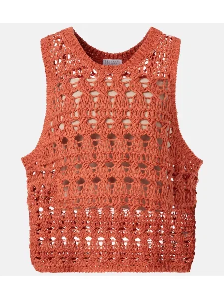 Vestă Brunello Cucinelli portocaliu