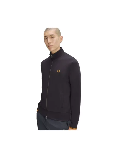 Sweter Fred Perry z kapturem szary