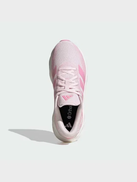 Кроссовки для бега Adidas Cloudfoam с принтом галактика розовые