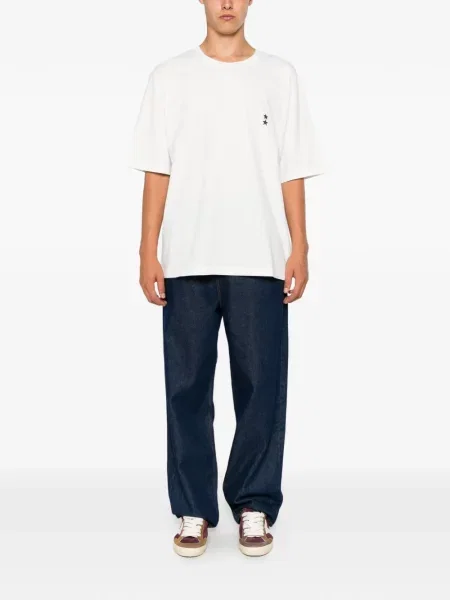 Tricou Icon Denim alb