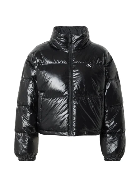 Calvin Klein Jeans Geacă de iarnă negru alb