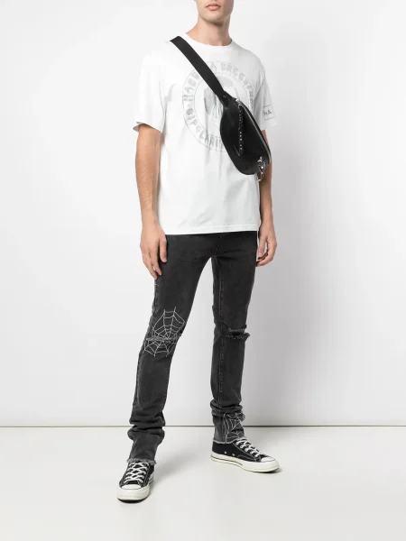 Tricou Haculla cu imagine alb