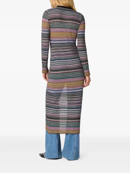 Cardigan Missoni cu dungi albastru