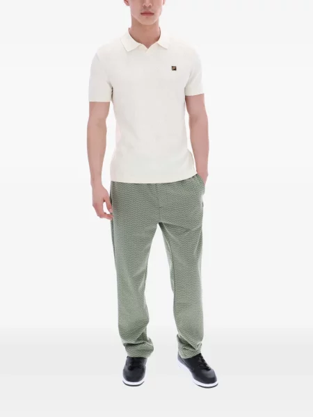Πλεκτό με κολάρο polo Fila λευκό