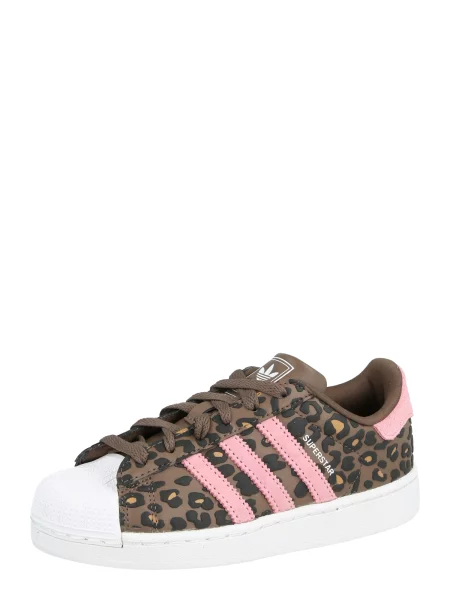 Sneakersy adidas Superstar II Hnedá čierna