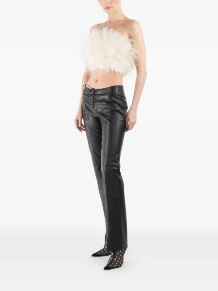 Bluzka Lapointe w piórka bez ramiączek