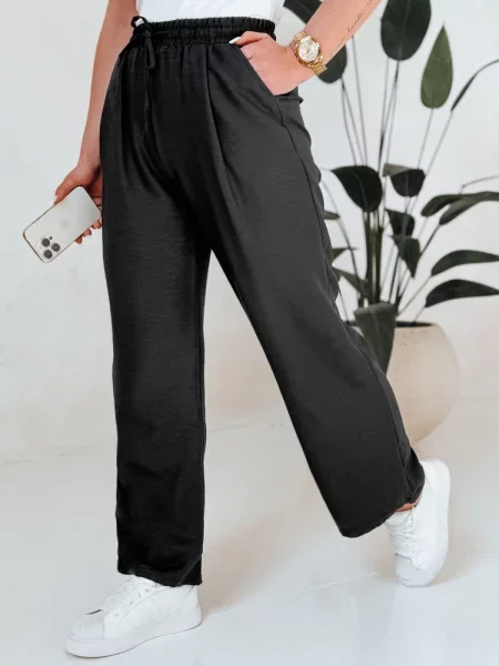Spodnie wide leg MILLIVIO Dstreet czarne