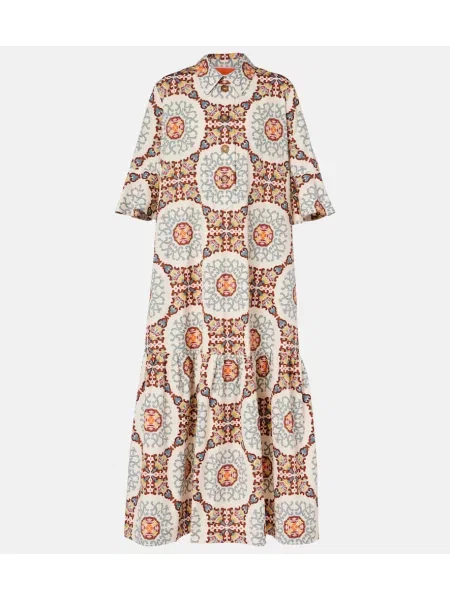 Rochie tip cămașă La Doublej cu imagine din poplin de costum