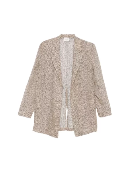 Marynarka Alysi w grochy z nadrukiem beżowa