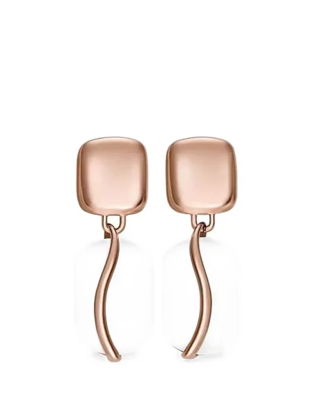 Cercei Skagen cu imprimeu geometric roz