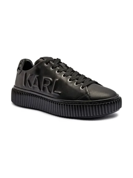 Karl Lagerfeld Teniși din piele KAPRIKA negru