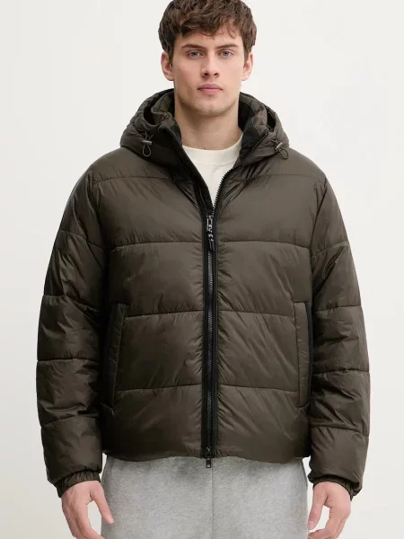 Abercrombie & Fitch geacă de iarnă verde