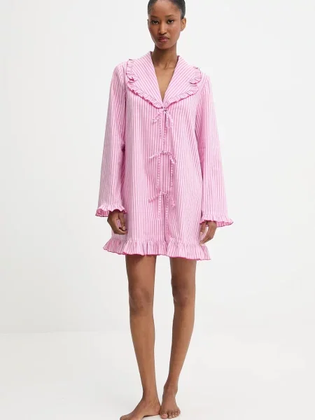 Нічна сорочка Answear.LAB рожевий
