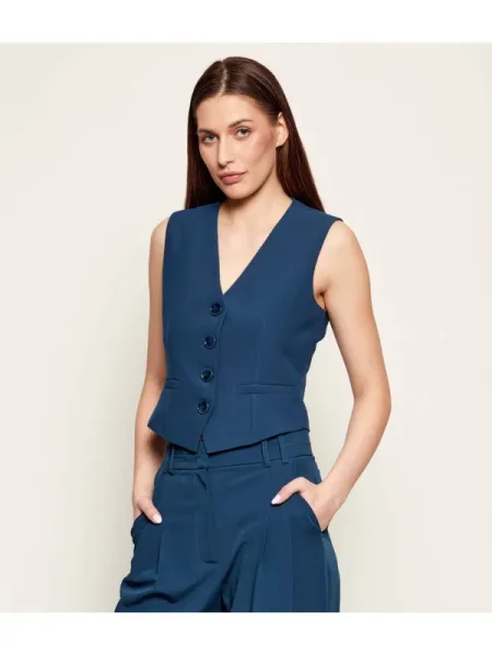 Patrizia Pepe Vestă | Slim Fit albastru