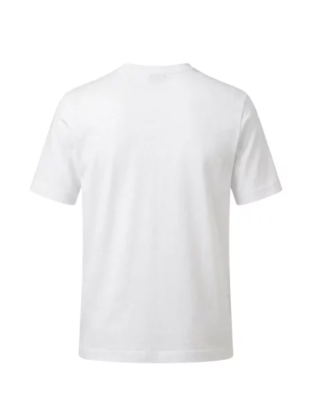 Tricou Tombolini cu decolteu rotund alb