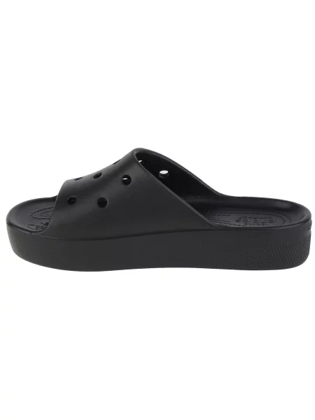 Klapki Crocs Classic Platform Slide Z Klapkami czarne
