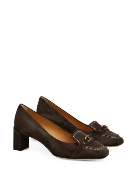 Pantofi cu toc Tod's din piele de căprioară maro