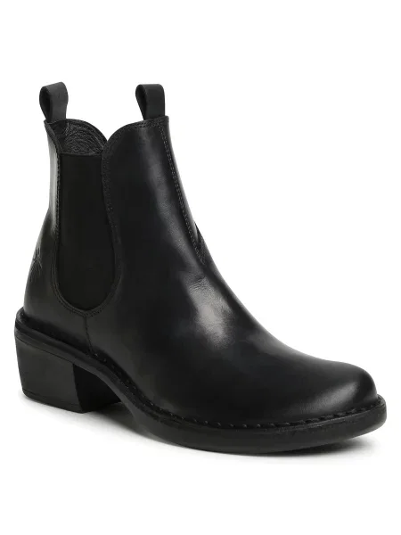 Μποτάκια με λάστιχο Fly London Memefly Black μαύρο
