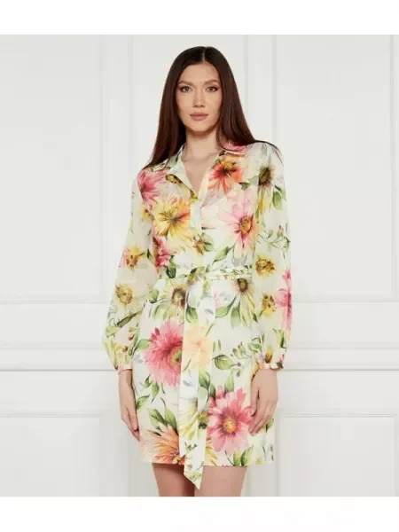 GUESS Rochie cu cordon galben