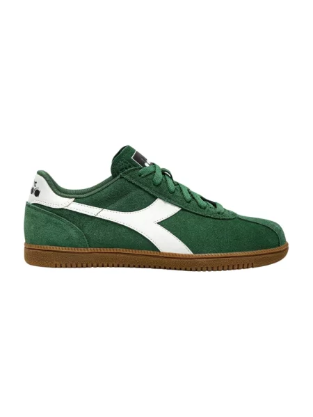 Sneakersy Diadora zamszowe casual zielone