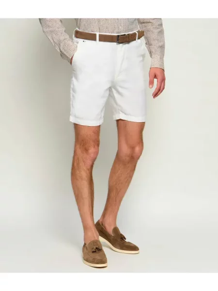 Pantaloni scurți Boss de in alb