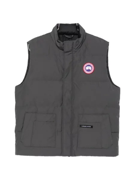 Matlasat vestă Canada Goose cu autograf gri