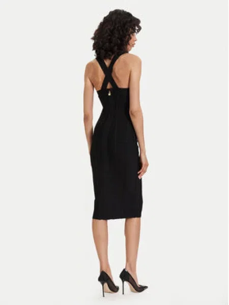 Elisabetta Franchi Cocktail obleka črna