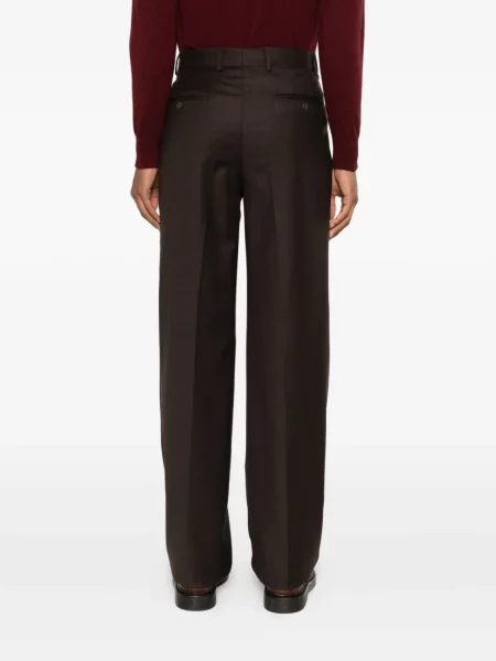 Pantaloni Manuel Ritz plisate maro