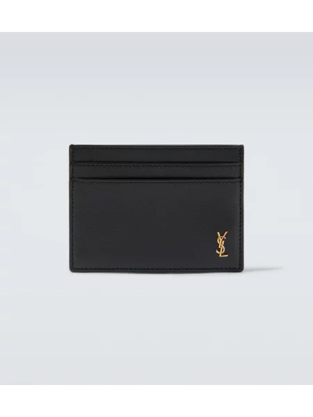 Portofel Saint Laurent din piele negru