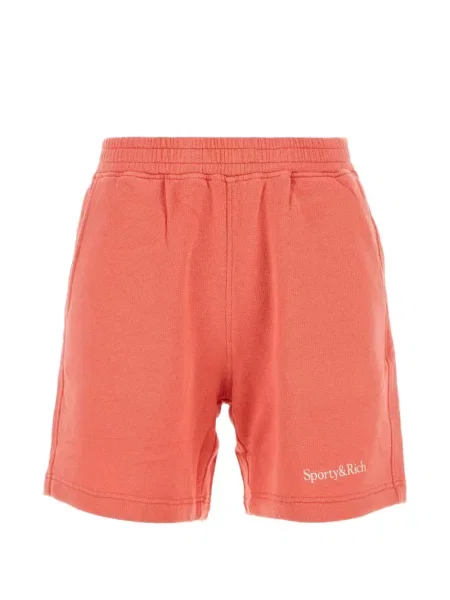 Pantaloni scurți Sporty & Rich cu autograf portocaliu