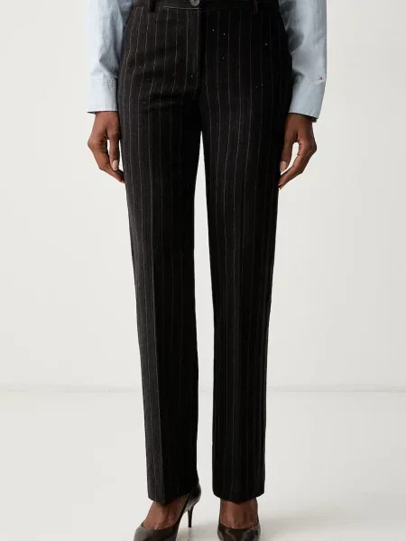 Twinset pantaloni pentru femei cu maro