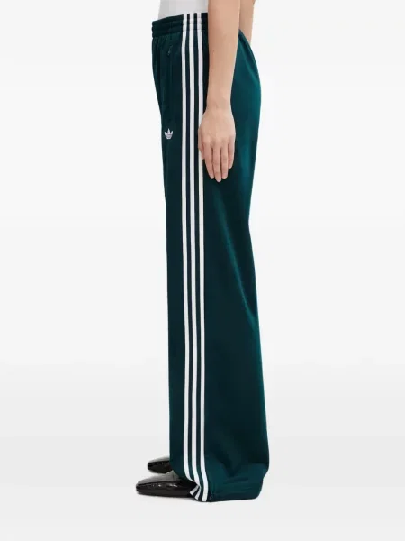 Pantaloni Adidas cu dungi cu autograf alergare albastru