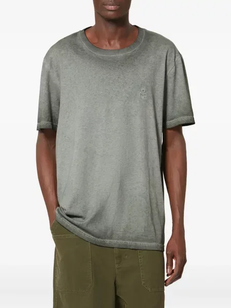 Tricou Marant cu broderie verde