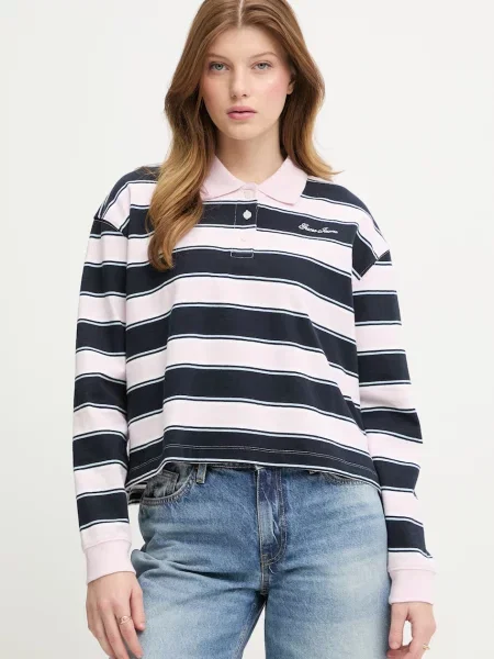 Guess Jeans longsleeve różowa