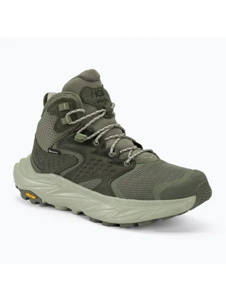 Мъжки ботуши за трекинг HOKA Anacapa 2 Mid GTX slate/barley зелено