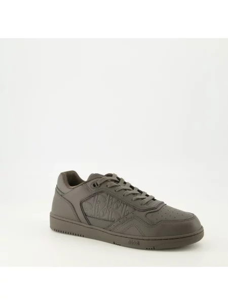 Sneakersy Dior skórzane szare