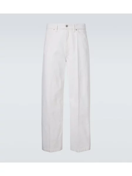 Blugi cu picior larg Lemaire alb