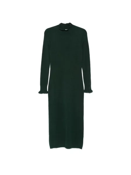 Lung rochie Arovescio verde