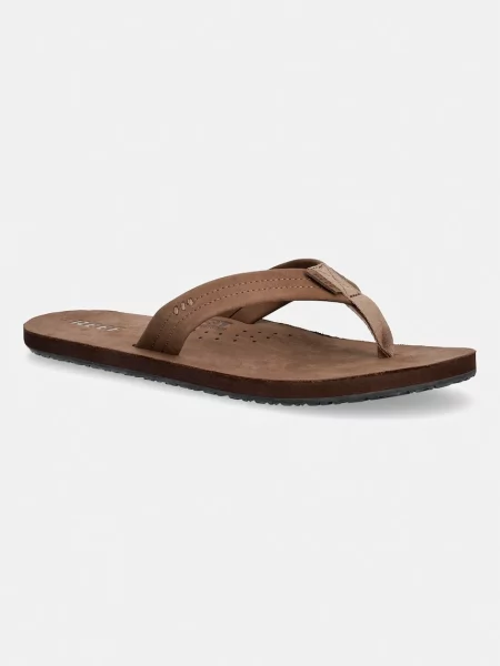 Reef flip-flops pentru bărbați din piele Draftsmen maro