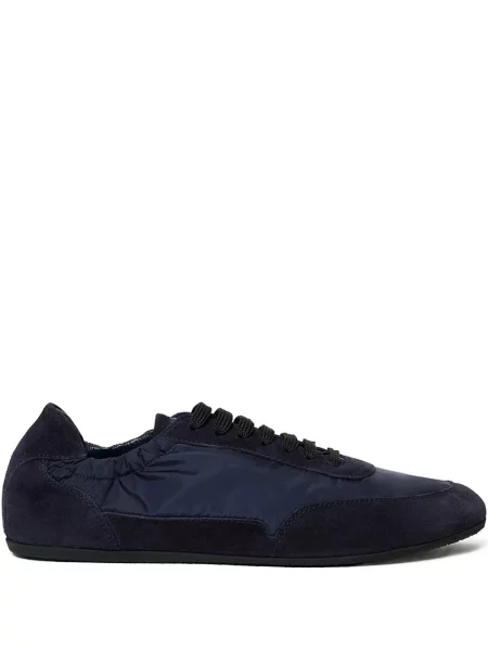 Sneakerși Scarosso din piele de căprioară albastru