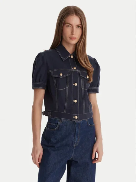 Guess Geacă de blugi Bleumarin albastru