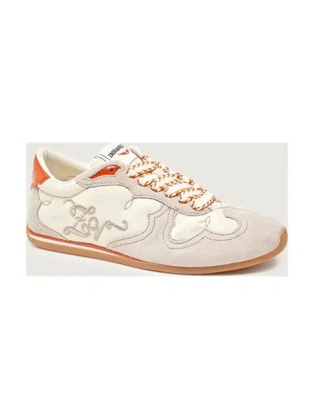 Zadig&Voltaire Sneakers DANCE | piele | piele întoarsă bej